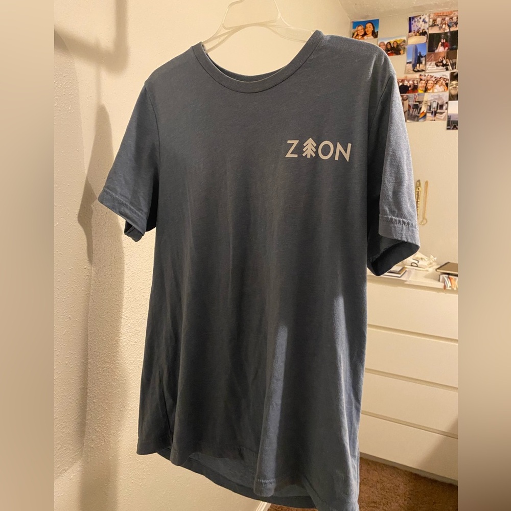 blue oversized soon t-shirt